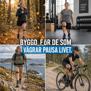 KneeGrip – Knästöd som sitter kvar